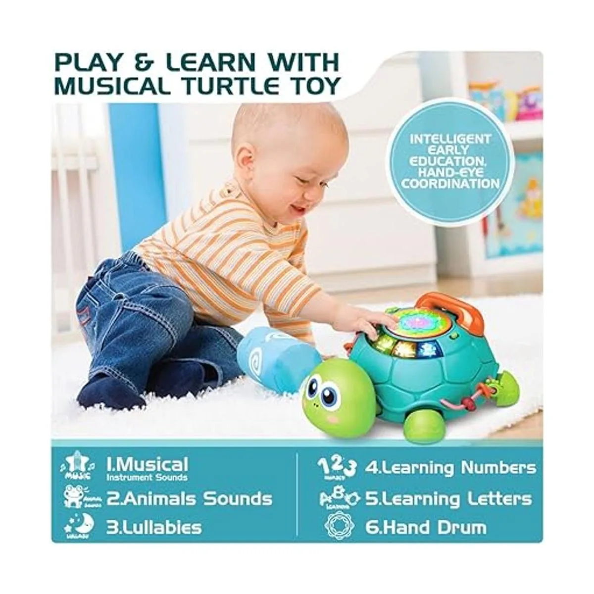 Juguetes para bebés de 6 a 12 meses juguetes musicales de_4