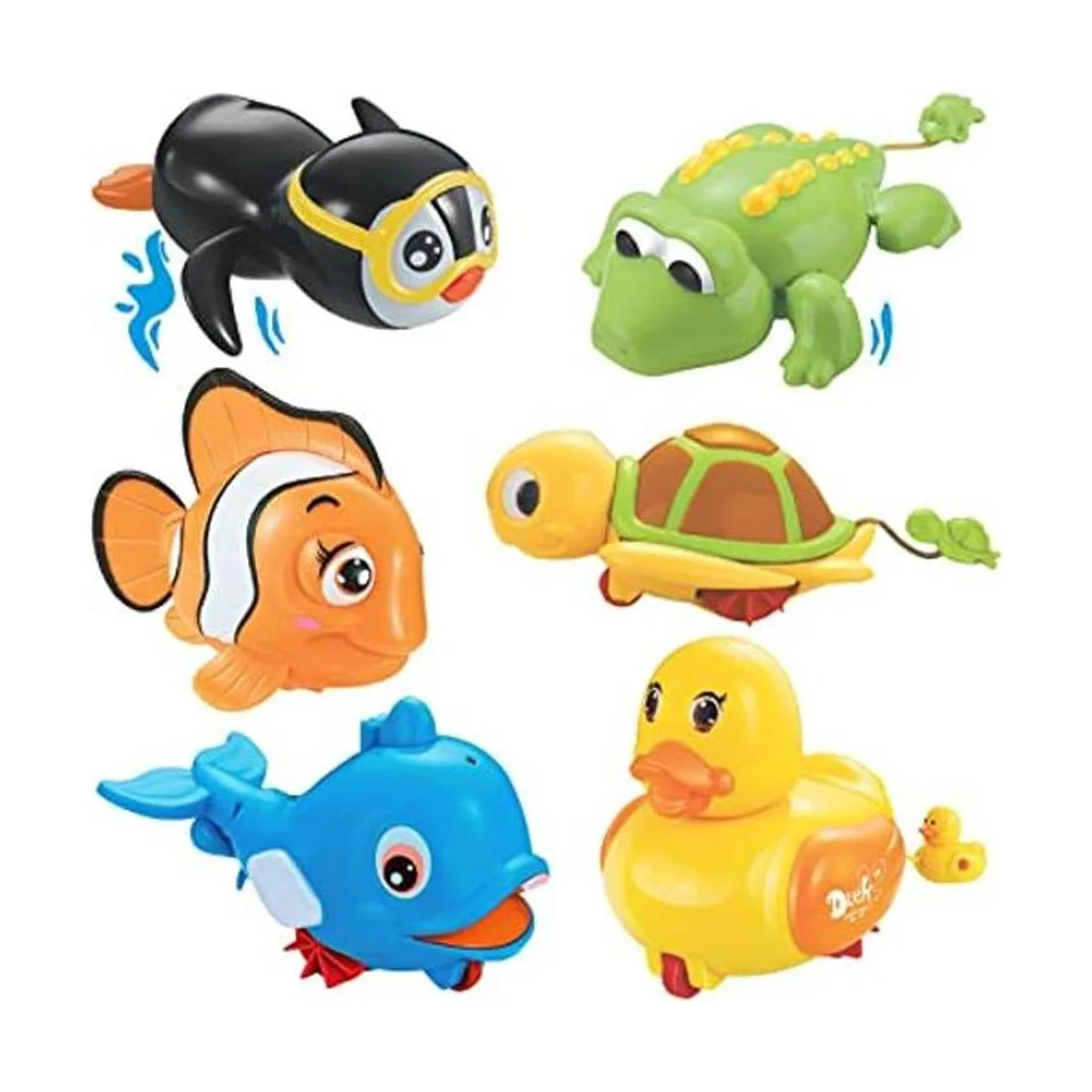 Liberty Imports Paquete de 6 juguetes de agua motorizada_1