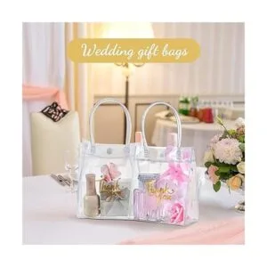 Paquete de 50 bolsas de regalo de plástico transparente_5