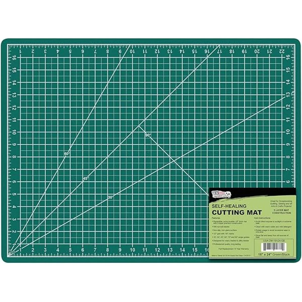 US Art Supply Tapete de corte profesional de PVC color_1