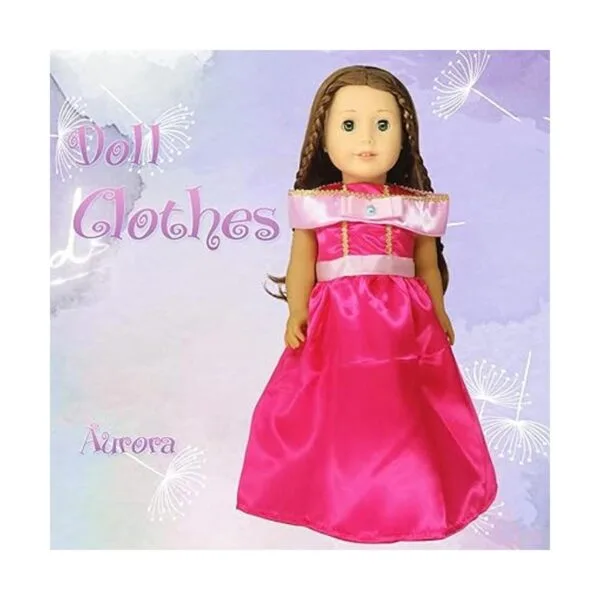 Muñeca americana de 18 pulgadas disfraz de princesa de 6_5