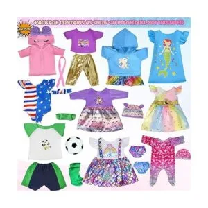 WONDOLL 10 juegos de muñecas de bebé de 16 a 18 pulgadas_2