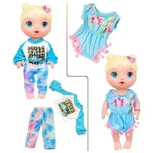 ECORELF 10 piezas de ropa y accesorios para muñecas de_3