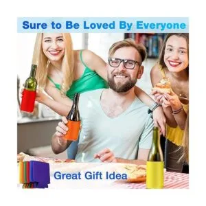 Paquete de 60 fundas para enfriar latas en blanco fundas_7