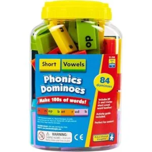 Educational Insights Phonics Dominóes Vocales cortas_1