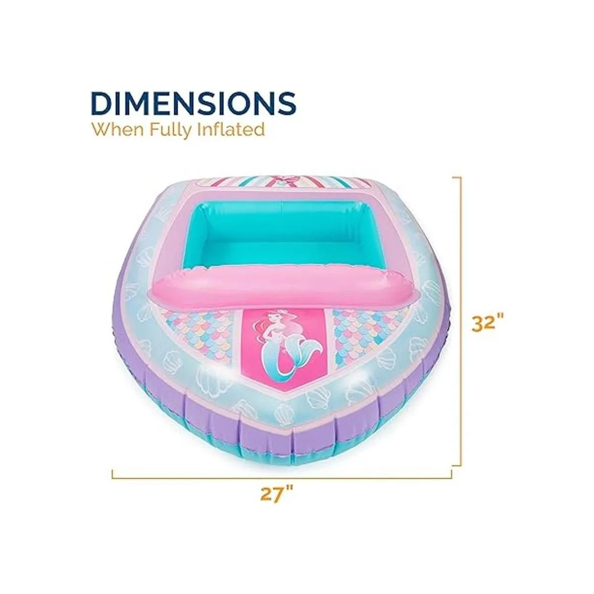 Swimways Disney Princess Ariel Vehículo inflable para_3