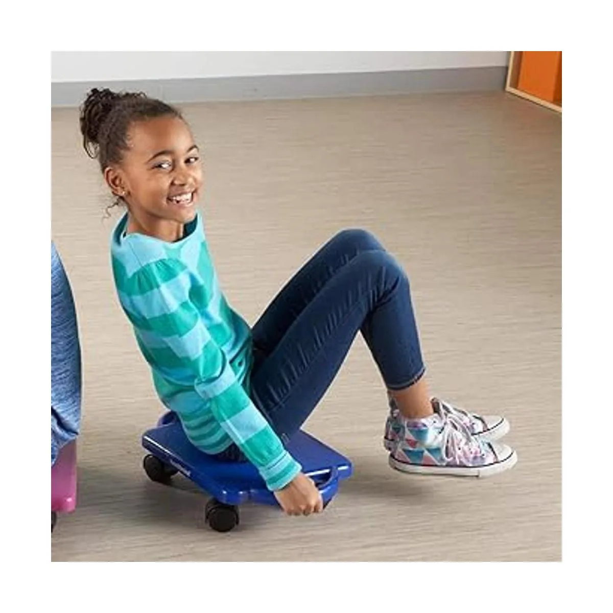 Scooter ETA hand2mind azul de plástico con asas Azul 1_3