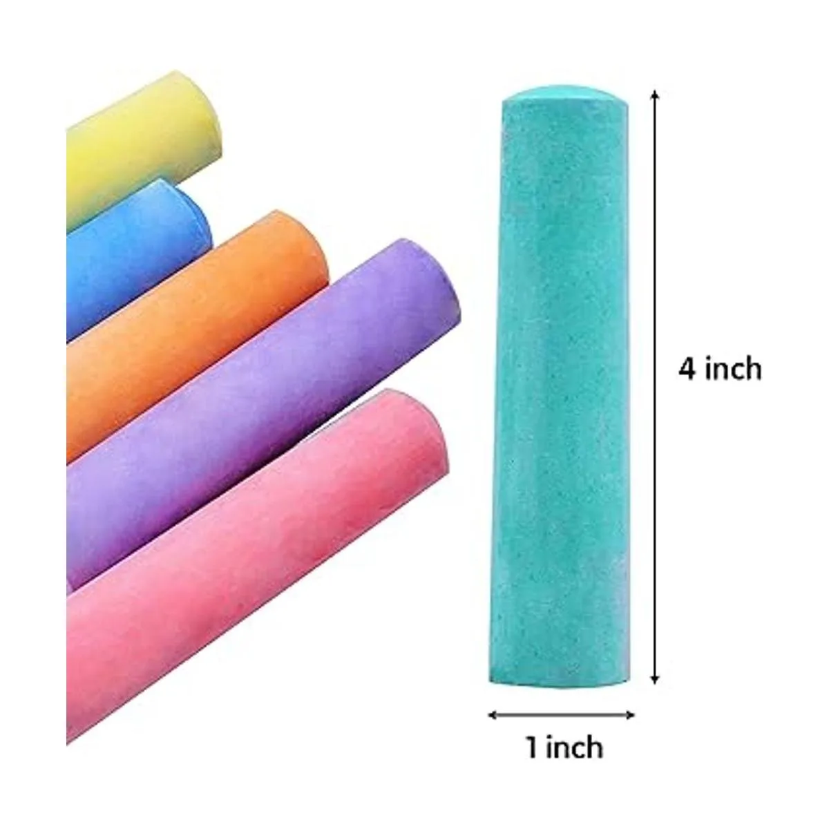 Juego de 160 tizas lavables para acera no tóxicas para_3