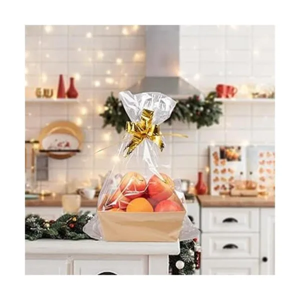 Paquete de 6 cestas para regalos vacías grandes y_5