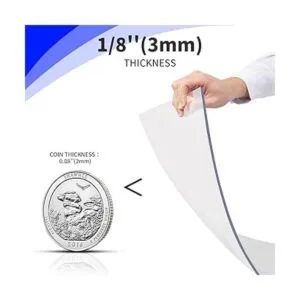 Art3d Paquete de 2 hojas de plexiglás de 18 pulgadas de_2