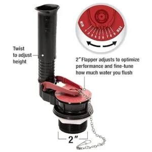 Fluidmaster K400H021P8 PerforMAX Kit de reparación de_3