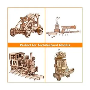 LISHINE Paquete de 8 hojas de madera báltica de abedul_5