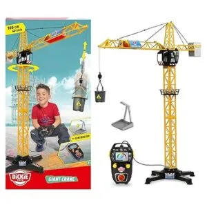 Dickie Toys Juego de grúa gigante de 40 pulgadas amarillo_2
