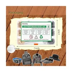 240 juegos de remaches cónicos de 0.354 in de tamaño doble_5