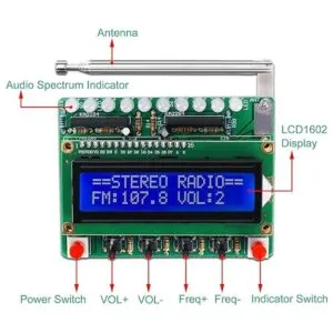 Proyecto de soldadura kit de radio FM de estación de_3