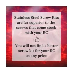 RCScrewZ Kit de tornillos de acero inoxidable Tra082_6