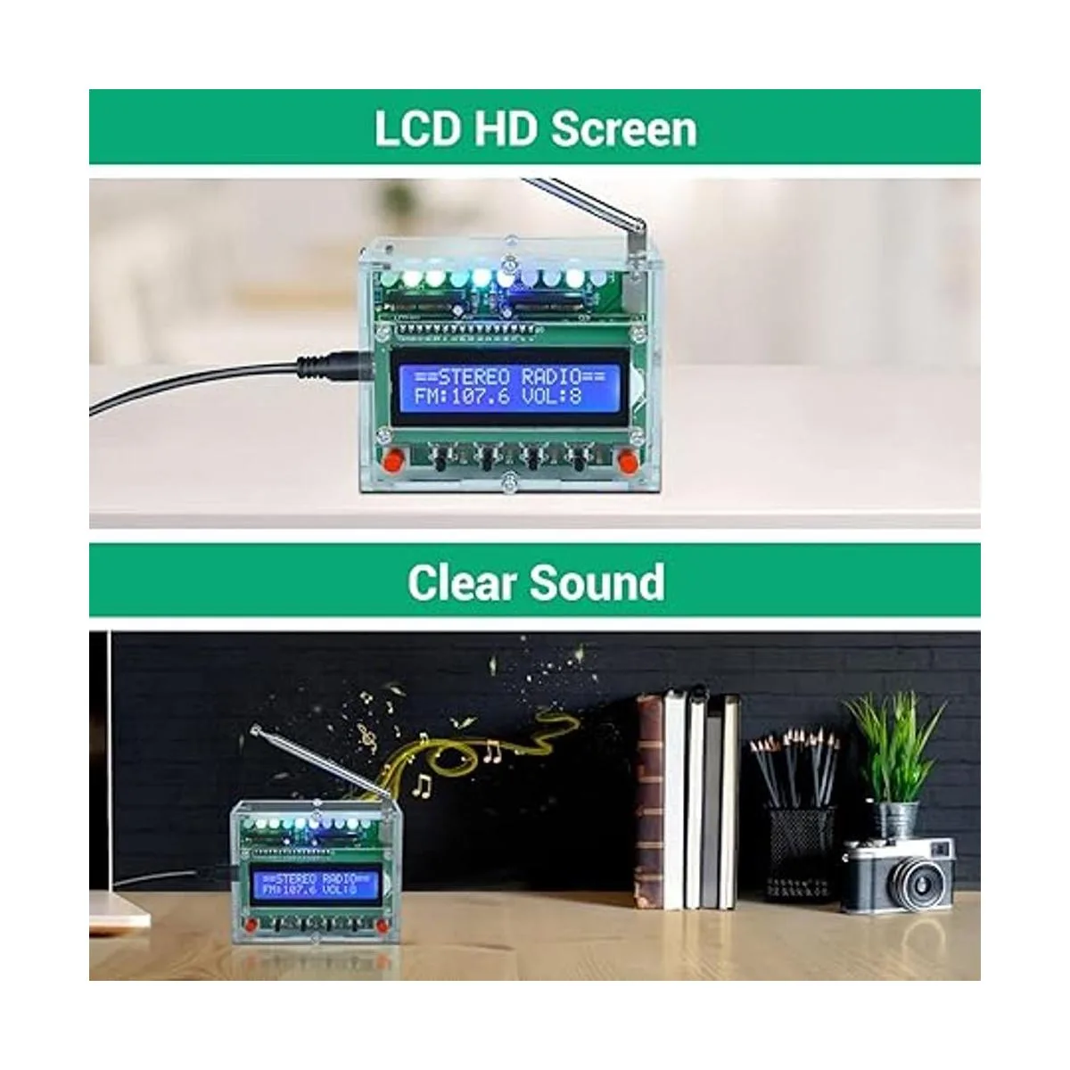 Proyecto de soldadura kit de radio FM de estación de_5