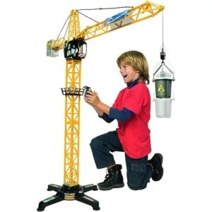 Dickie Toys Juego de grúa gigante de 40 pulgadas amarillo_3