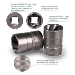 THINKPRO Juego de 20 piezas de extractor de pernos_5