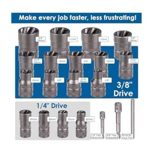 THINKPRO Juego de 20 piezas de extractor de pernos_2