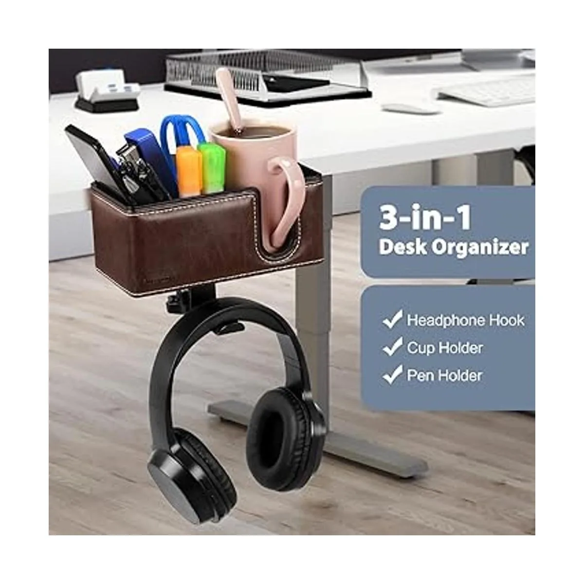 Aurynns Soporte para tazas de escritorio soporte para_2