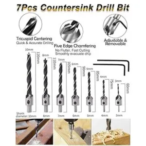 Rocaris Paquete de 32 herramientas de perforación de_2