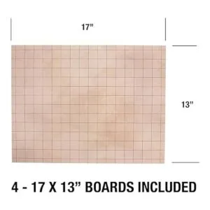 Tapete de batalla con cuadrícula para juegos de rol de_2