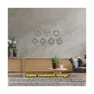 DND Decor 7 piezas de dados de madera para decoración de_2