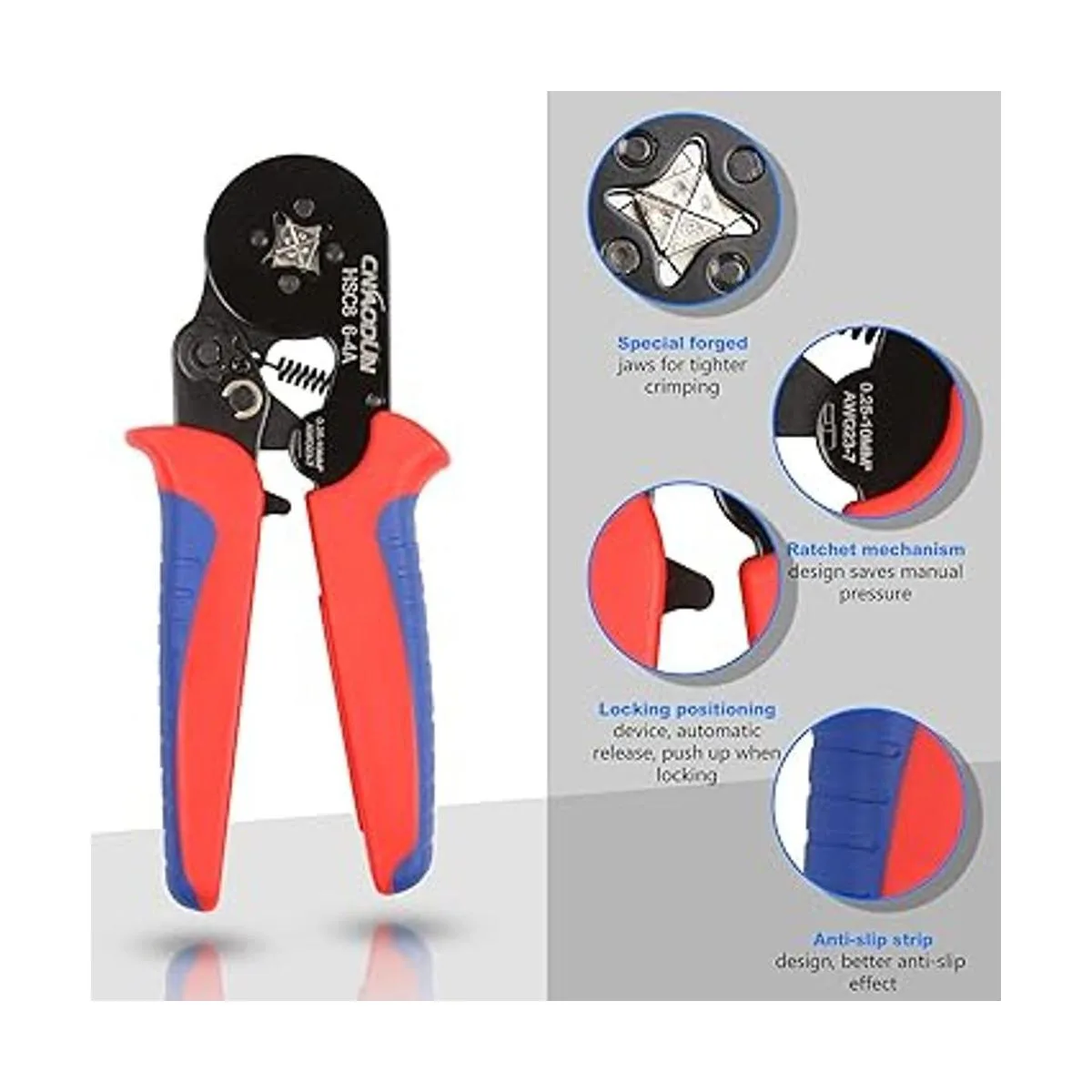 CNAODUN Kit de herramientas de crimpado de virola con 1200_3