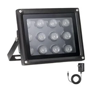 Univivi Iluminador infrarrojo 850 nm 12 LED de 90 grados_1