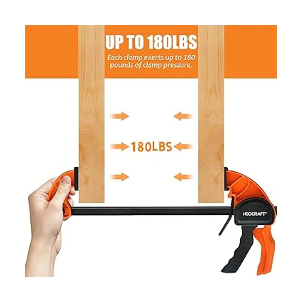 Abrazadera de barra resistente para carpintería 18_5