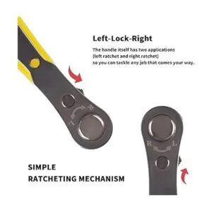 KER 27 in 1 Mini Ratchet Wrench set Ratchet Screwdriver_4