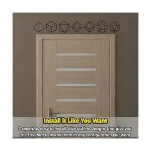 DND Decor 7 piezas de dados de madera para decoración de_4