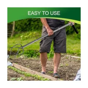 Walensee Cultivador manual de garra de jardín con una_5
