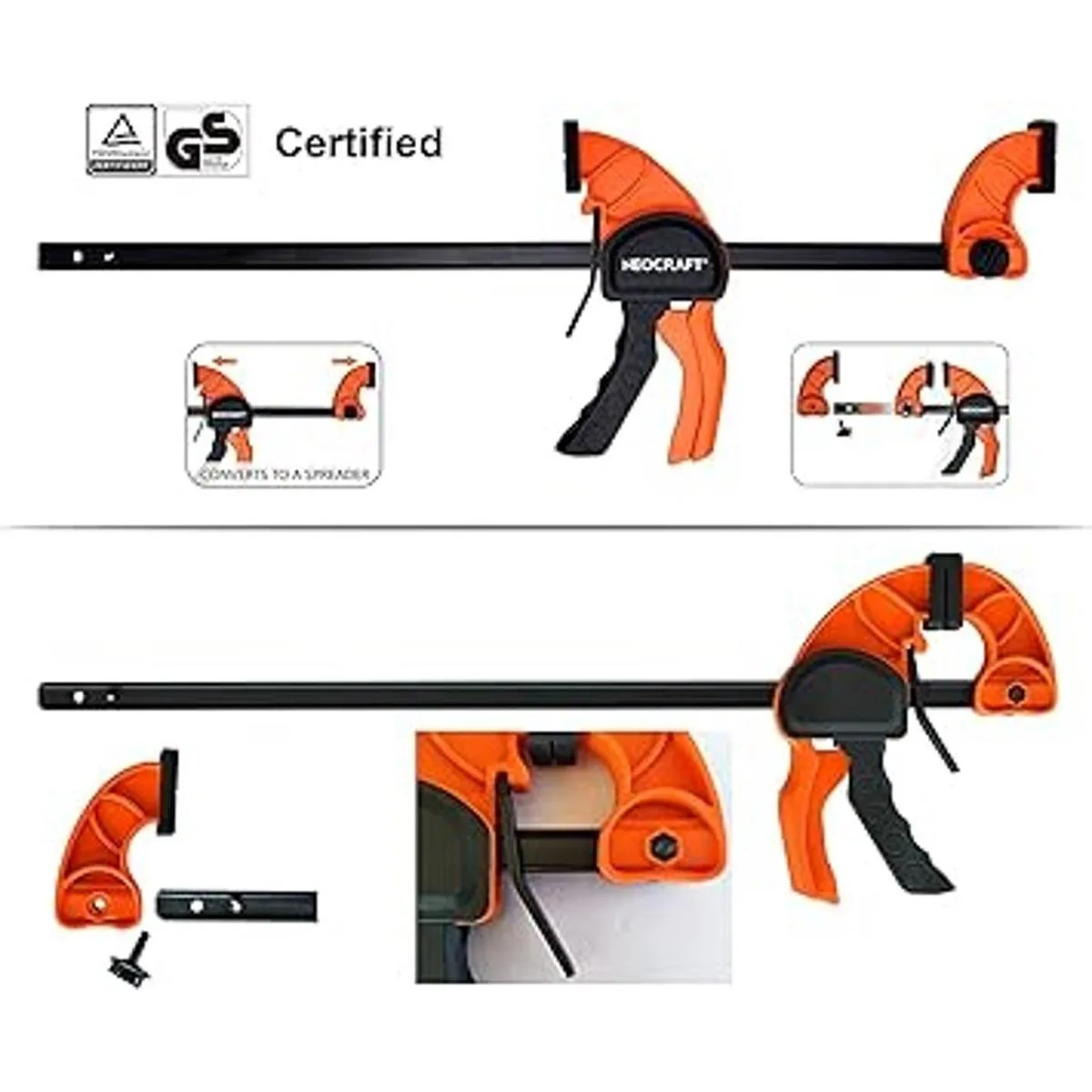 Abrazadera de barra resistente para carpintería 18_2