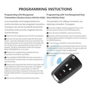 Llavero remoto abatible con 4 botones para Chevy Cruze_3