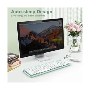 RaceGT Combo de teclado inalámbrico de 2.4G teclado_5