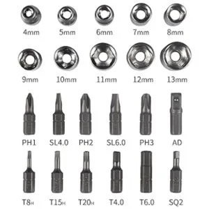 KER 27 in 1 Mini Ratchet Wrench set Ratchet Screwdriver_3