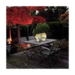 Juego de 2 flores artificiales LED en maceta flores_7