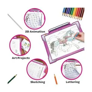 Crayola Tabla para colorear para niños color rosado_6