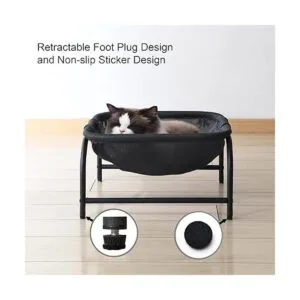 JUNSPOW Cama para gatos diseñada para gatos grandes_5