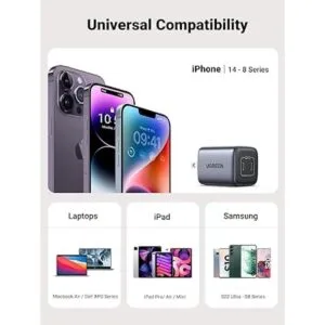 UGREEN Cargador de pared USB C de 45 W Nexode GaN PD_6