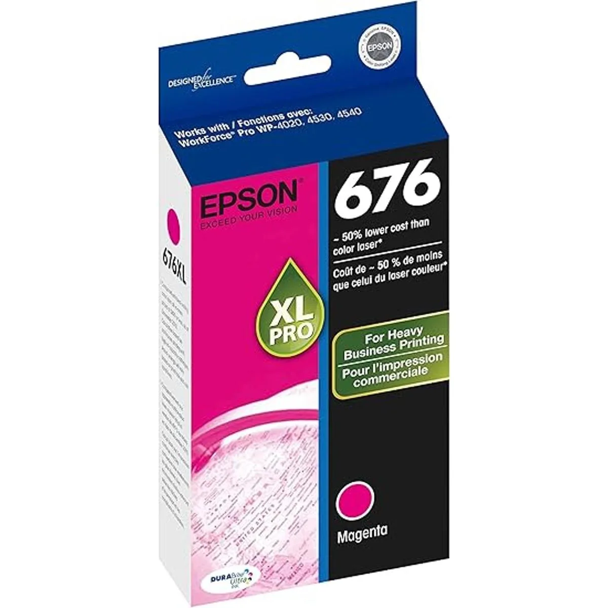 Epson T676XL DURABrite Cartucho de inyección de tinta_1