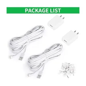 Paquete de 2 cables de alimentación compatibles con Google_7