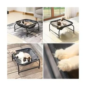 JUNSPOW Cama para gatos diseñada para gatos grandes_6