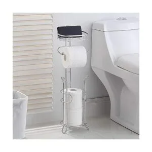 SunnyPoint Soporte de papel higiénico pesado para baño con_3