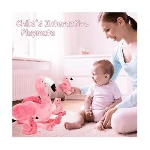 Juguetes de peluche de flamenco de 21 pulgadas con 4_5