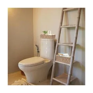 Cesta de almacenamiento de macramé cestas de decoración_4