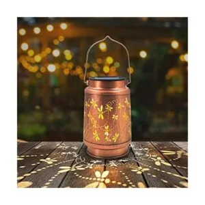 Faroles solares para colgar al aire libre luces de metal_1