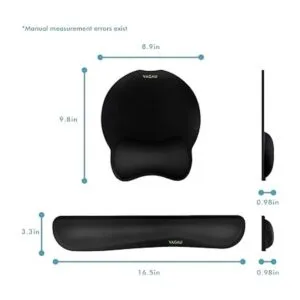 VAGAU Reposamuñecas para teclado y mouse de alta calidad_6